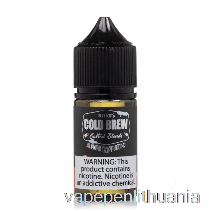 Migdolų Kapučino - Nitros šaltai Užvirintos Druskos - 30 Ml 25 Mg Vape Skysčio